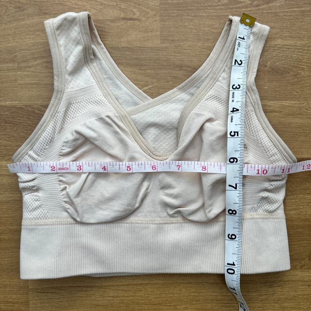 TISSINI Seamless Brasier Bra Size M Cream Colombian Shapewear Wireless Comfort